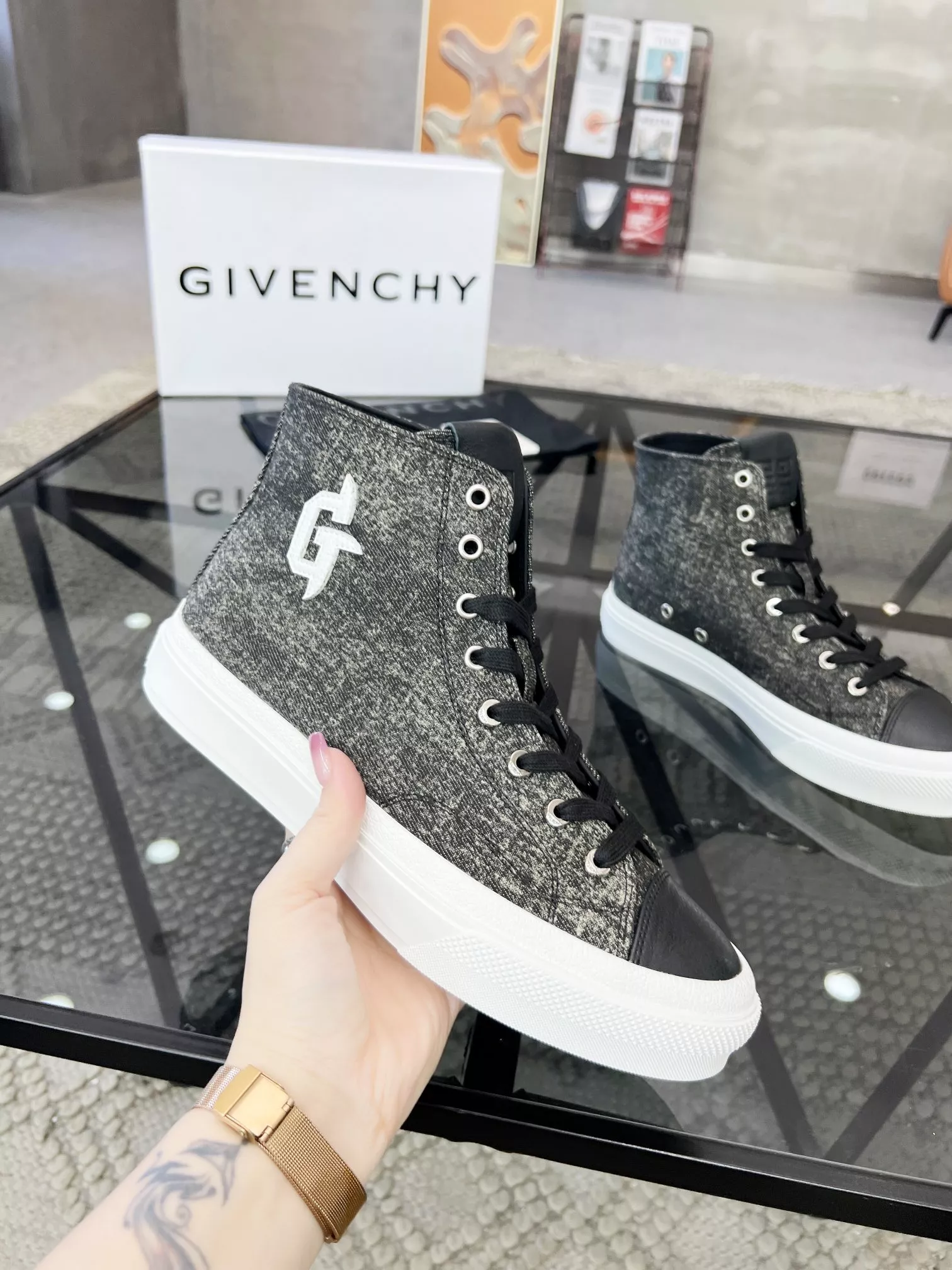 givenchy high tops chaussures pour homme s_12b50003